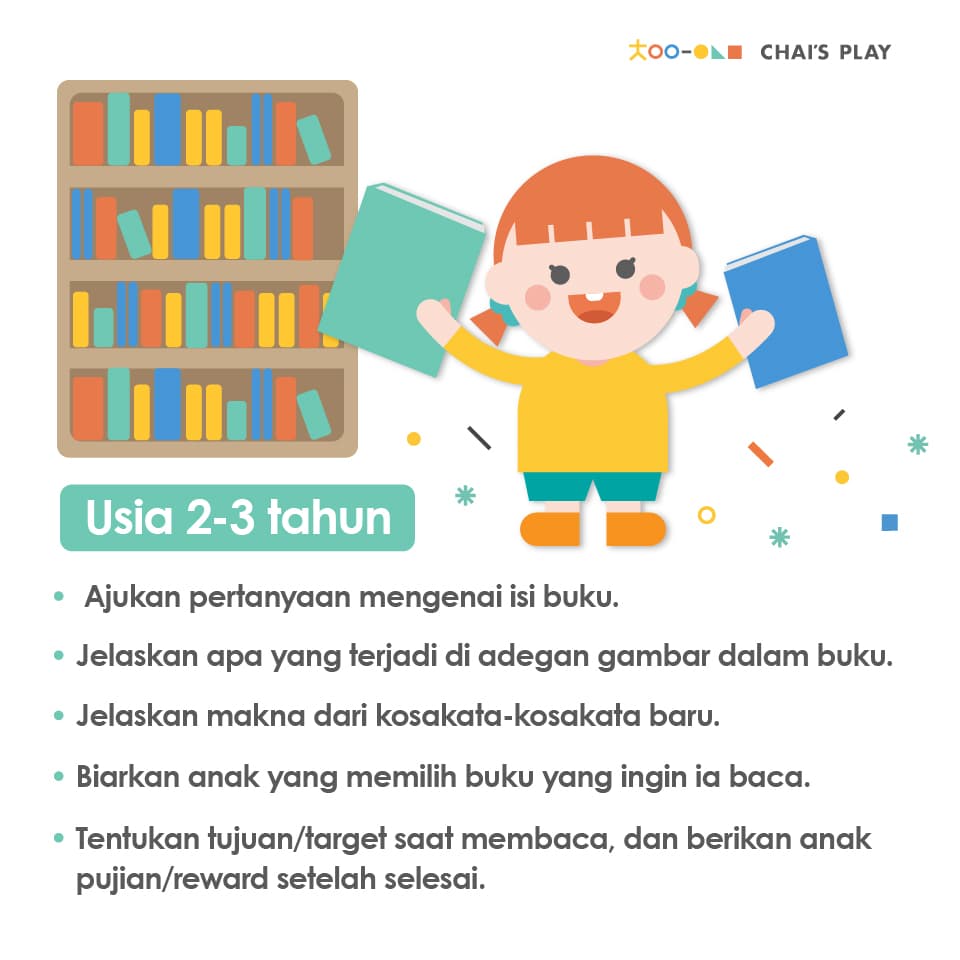 Tips Membacakan Buku Sesuai Kategori  Usia  Anak  Chai s Play