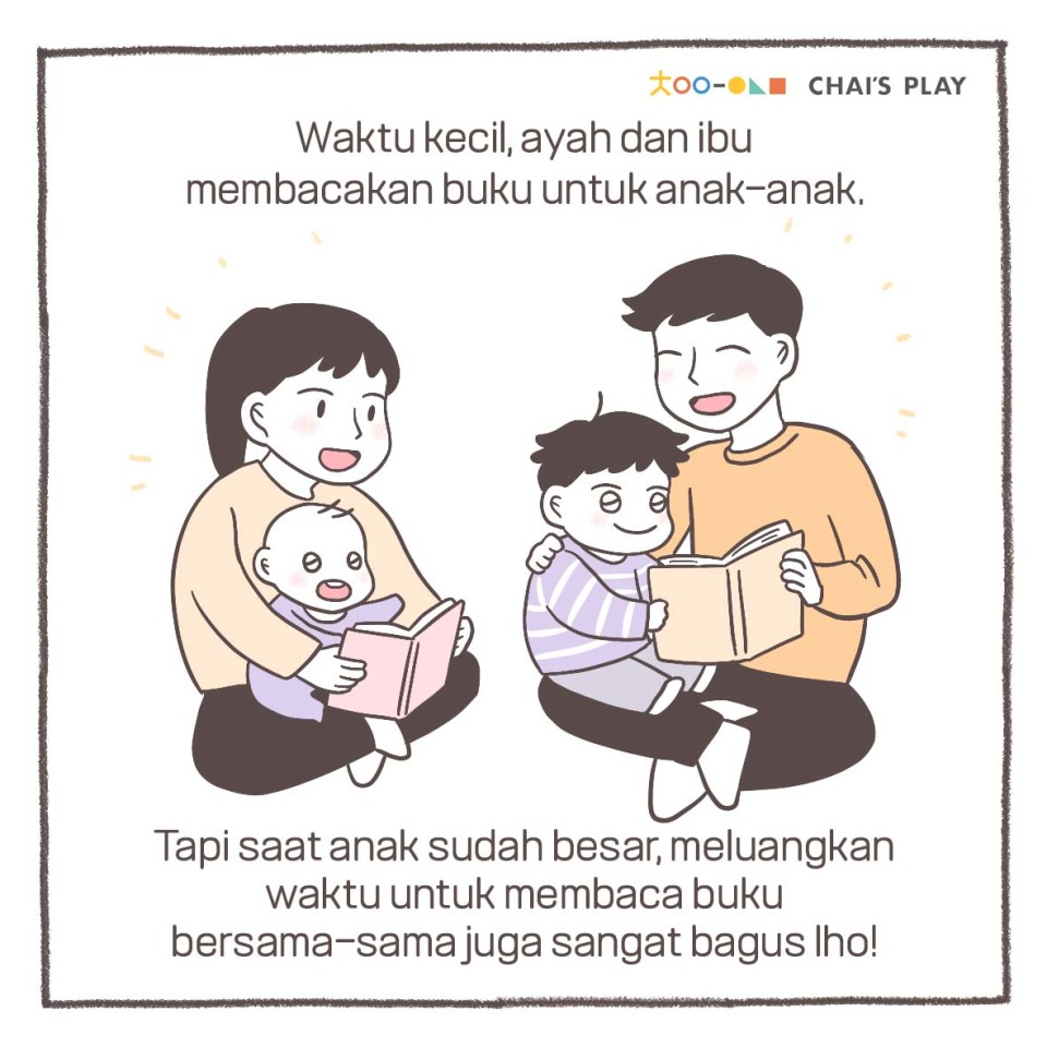 Membaca Buku Sampai Sudah Besar | Chai's Play